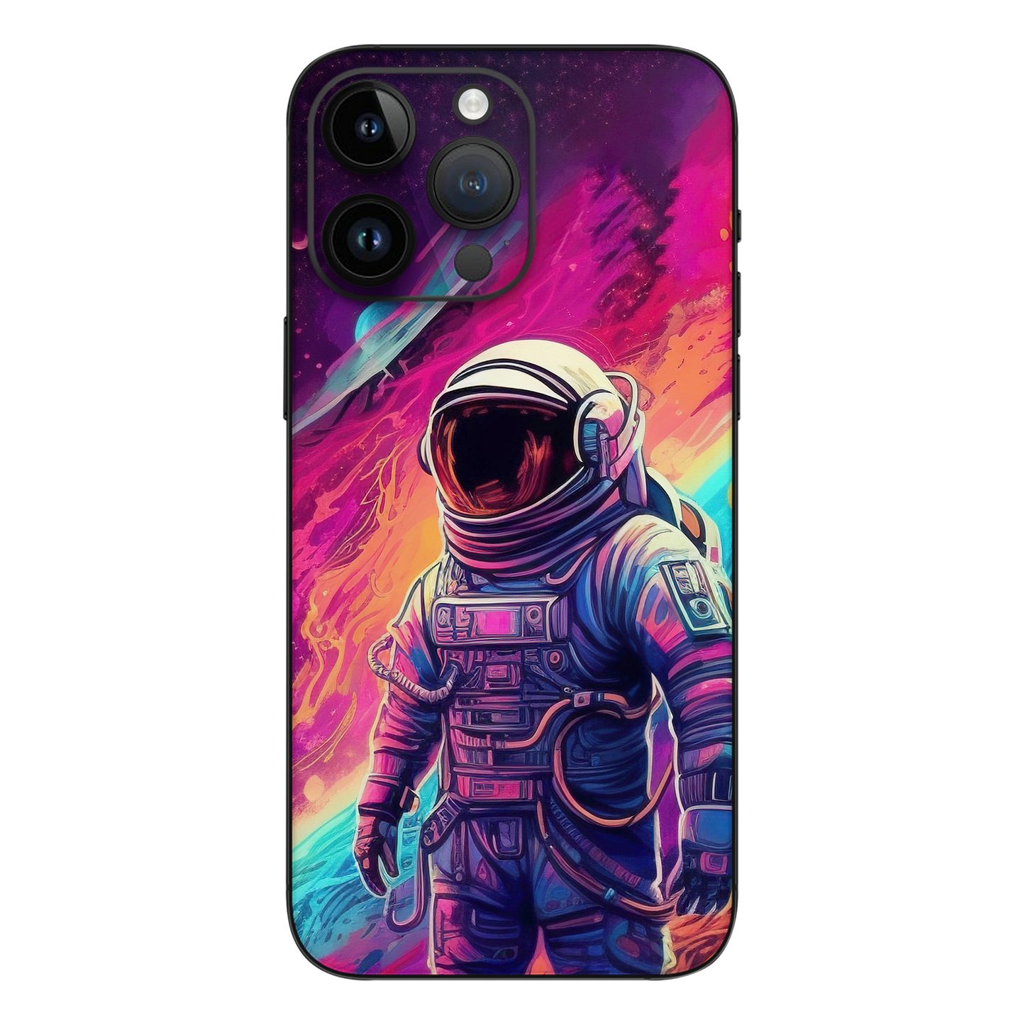 Wrapie Retro Astronaut Mobile Skin