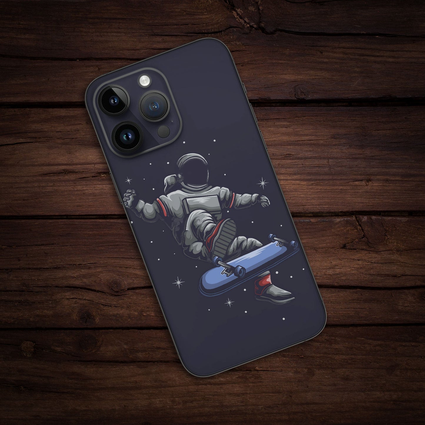 Wrapie Skateboard Space Astronaut Mobile Skin