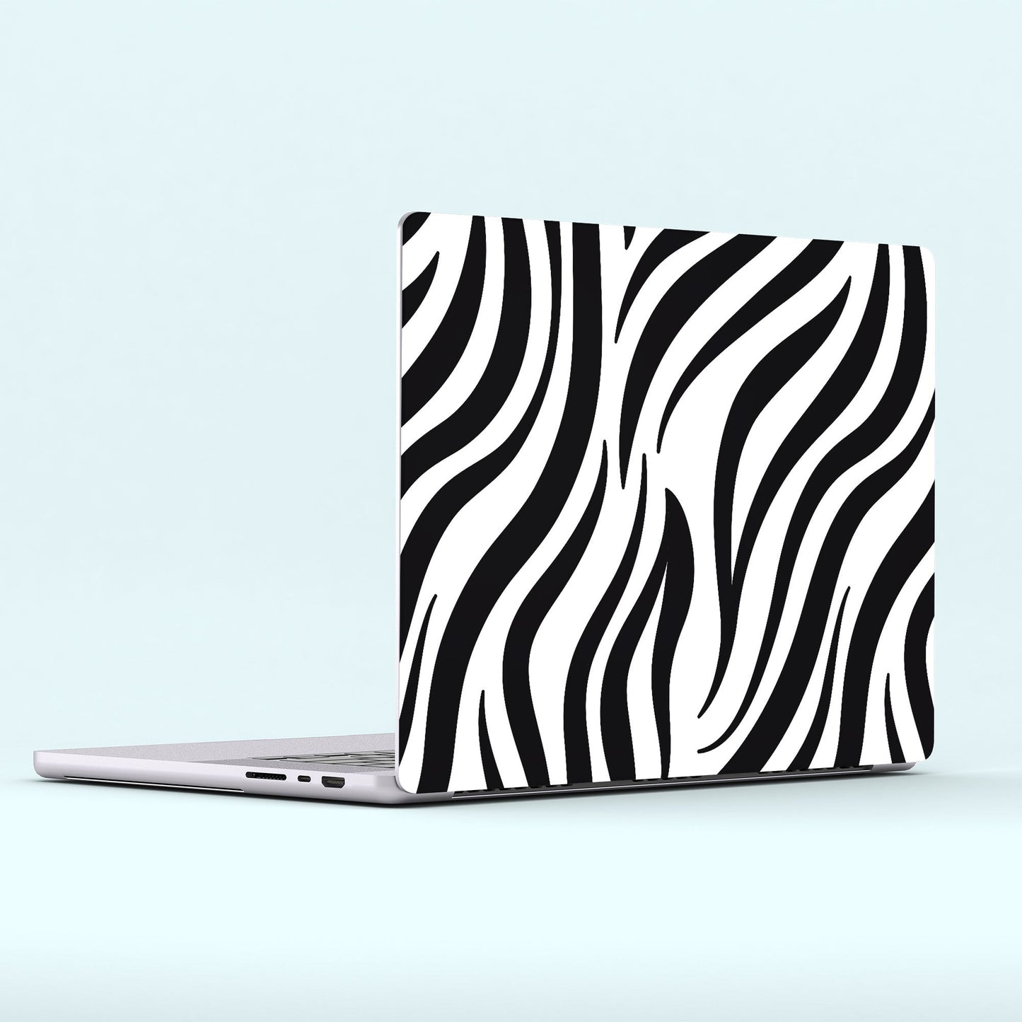 Wrapie Zebra Stripes Printed Art Laptop Skin