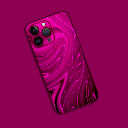 Wrapie Pink Gradient Abstract Mobile Skin