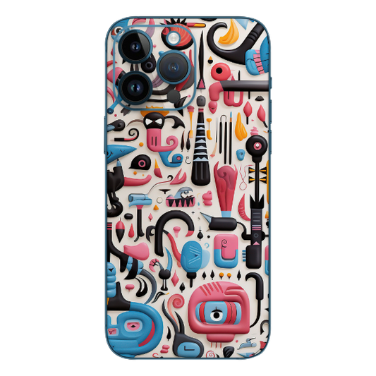 Wrapie Abstract Art Mobile Skin