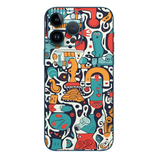 Wrapie Abstract Graffiti Mobile Skin