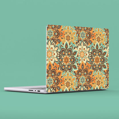 Wrapie Flower Abstract Art Laptop Skin