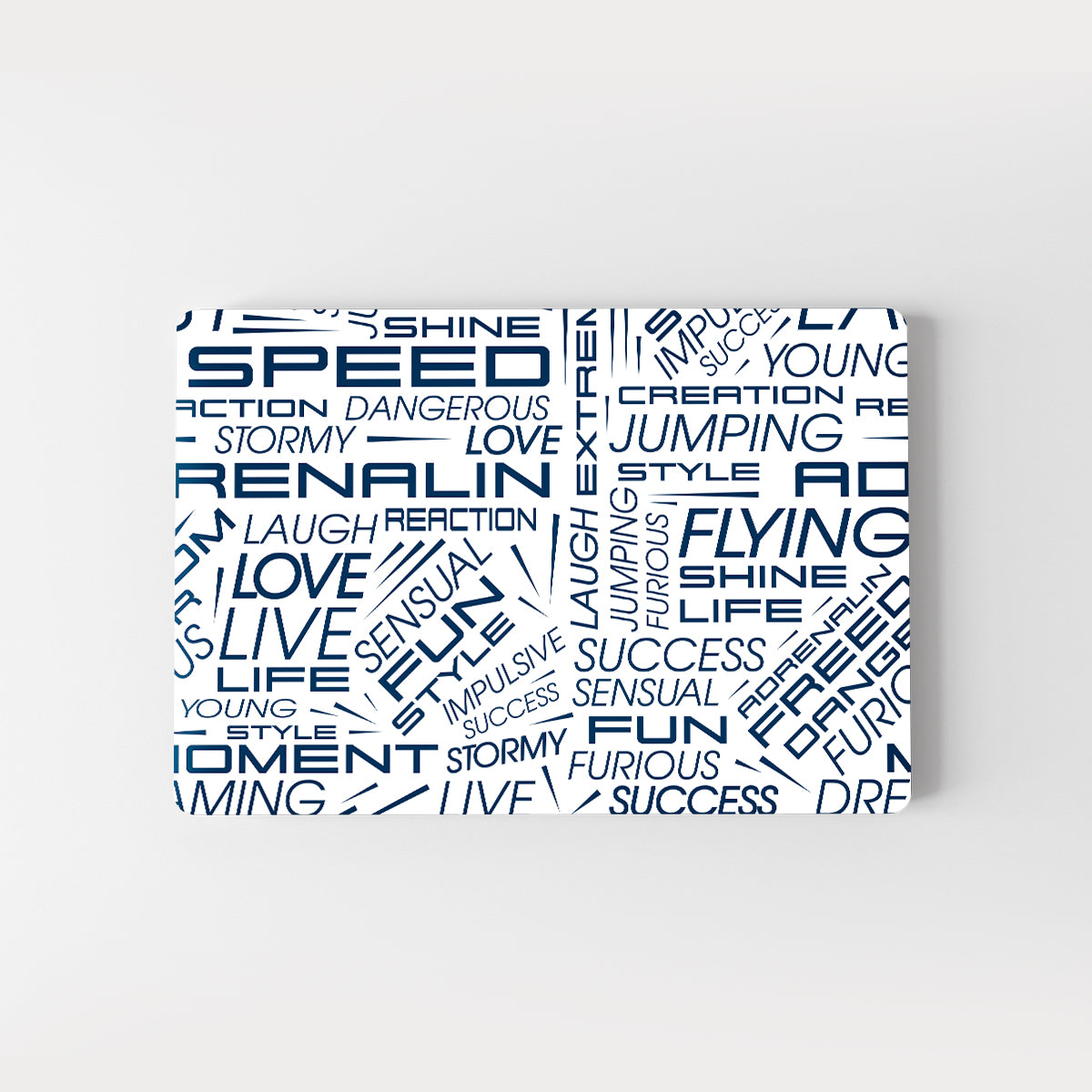 Wrapie Furious Words Laptop Skin