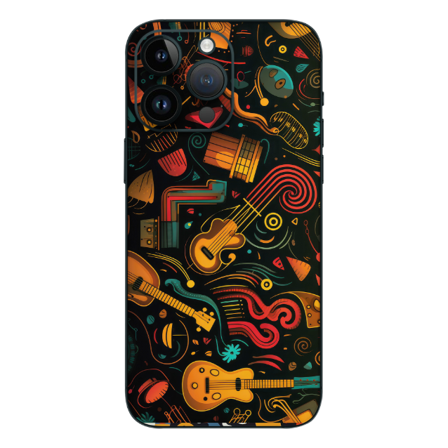 Wrapie Music Pattern Mobile Skin