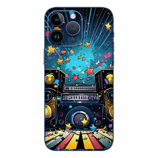 Wrapie Bass Music Mobile Skin