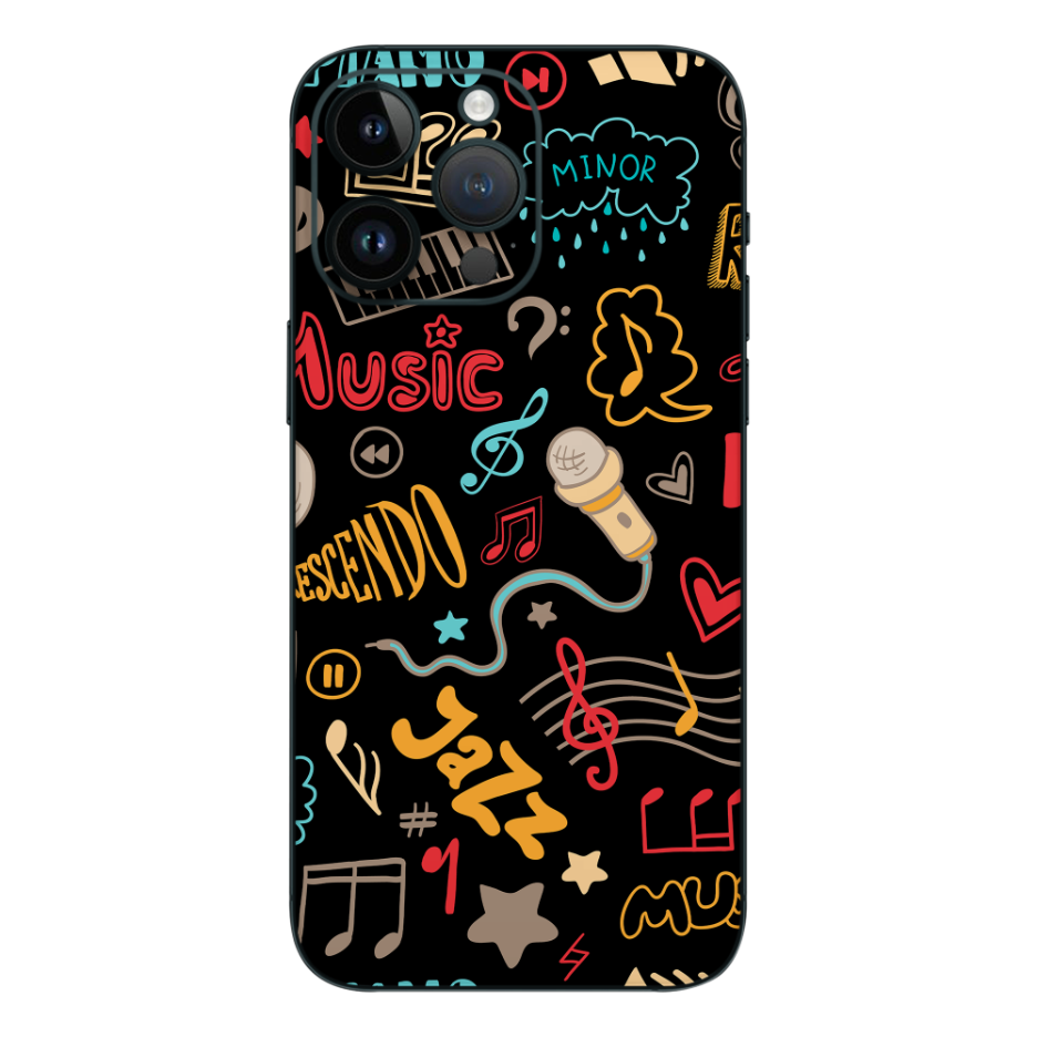 Wrapie Jazz Music Mobile Skin