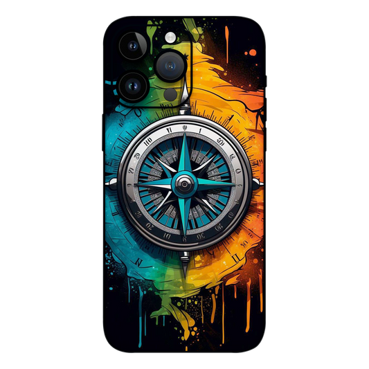 Wrapie Premium Color Compass Mobile Skin