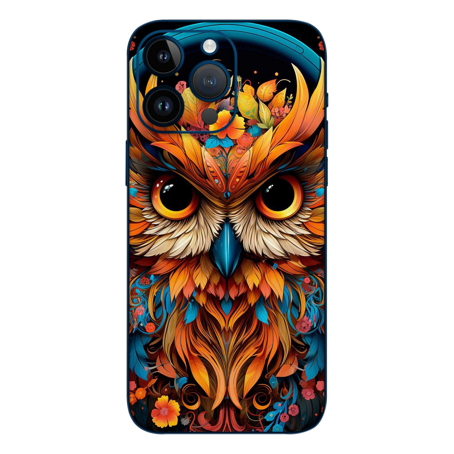 Wrapie Colorful Mighty Owl Mobile Skin