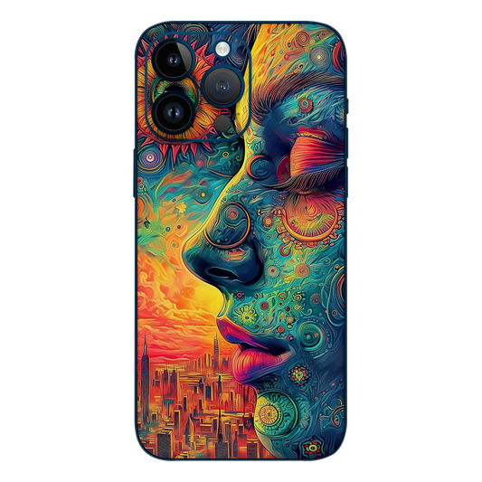 Wrapie Colorful Psychedelic Art Mobile Skin