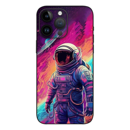 Wrapie Retro Astronaut Mobile Skin