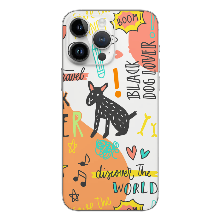 Wrapie Dog Doodle Mobile Skin