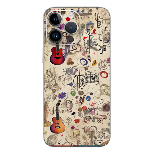 Wrapie Guitar Retro Mobile Skin