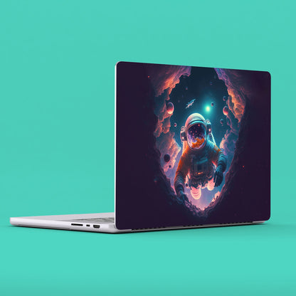 Wrapie Galaxia Astronaut Printed Laptop Skin
