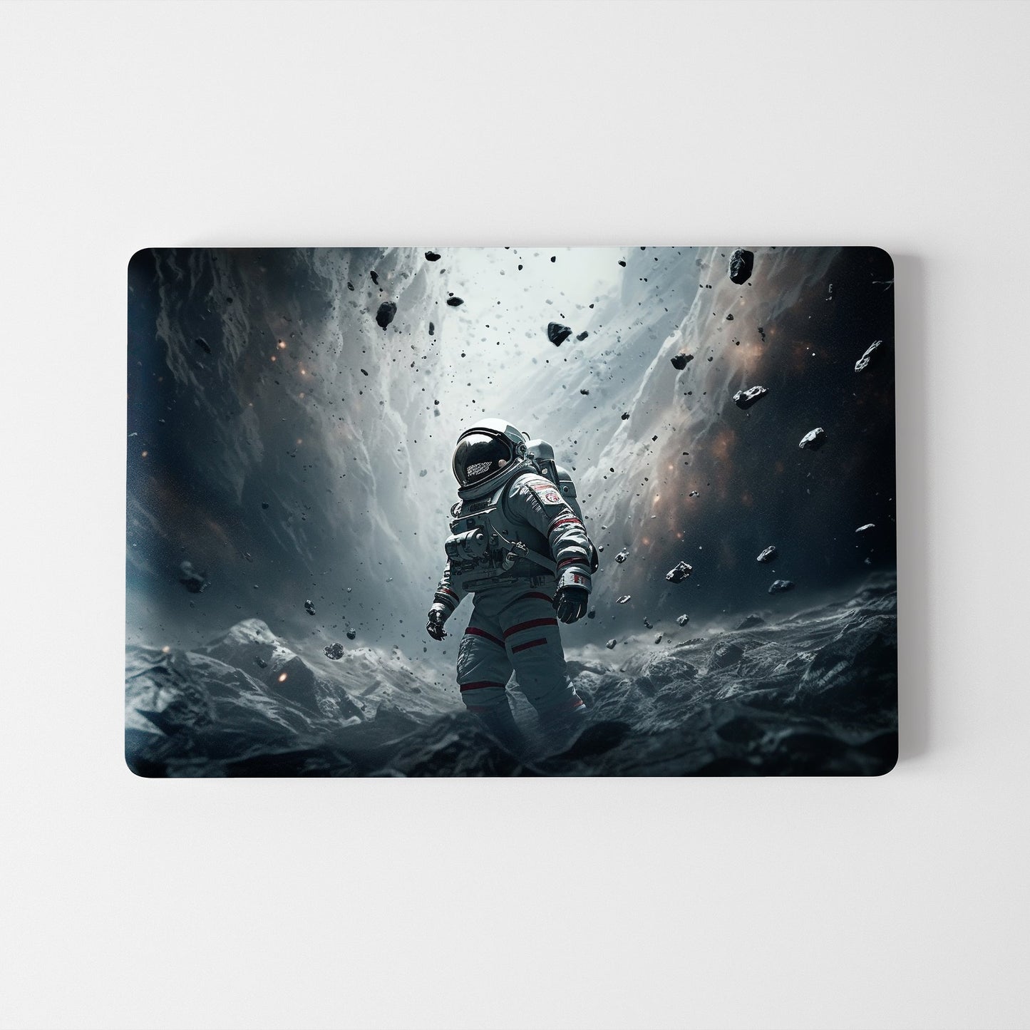 Wrapie Futuristic Astronaut Printed Laptop Skin