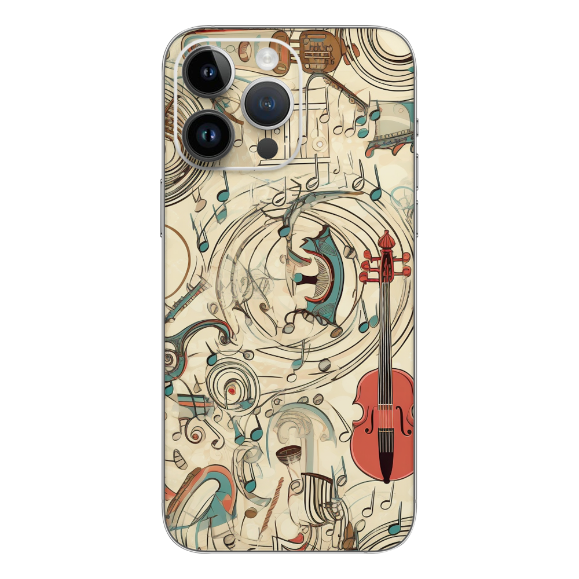 Wrapie Violin Retro Mobile Skin