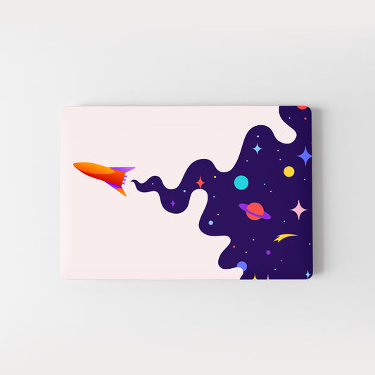 Wrapie Cartoon Space Artwork Laptop Skin