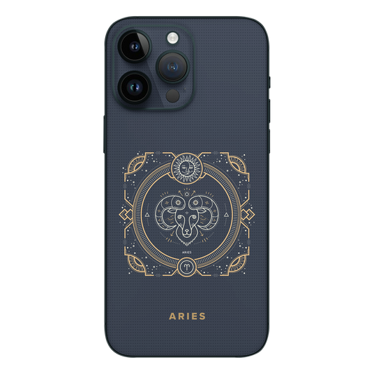 Wrapie Aries Zodiac Abstract Mobile Skin