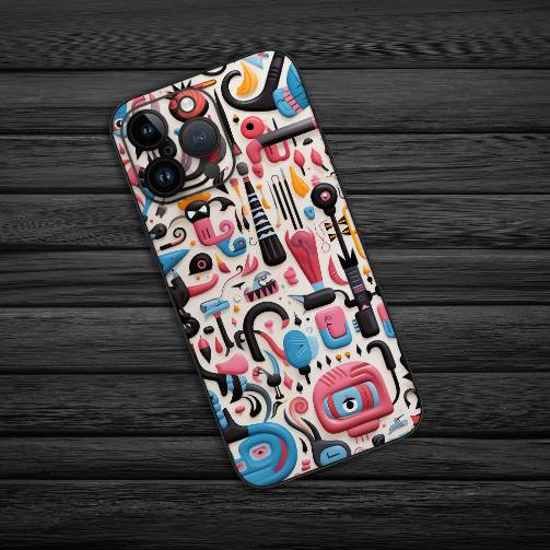 Wrapie Abstract Art Mobile Skin