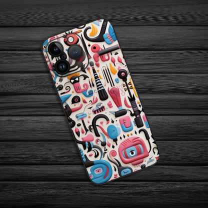 Wrapie Abstract Art Mobile Skin