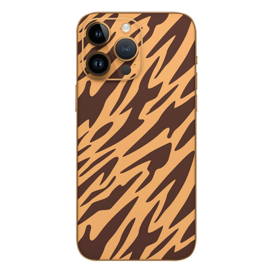 Wrapie Camo Brown Textured Mobile Skin