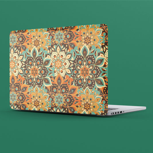 Wrapie Flower Abstract Art Laptop Skin