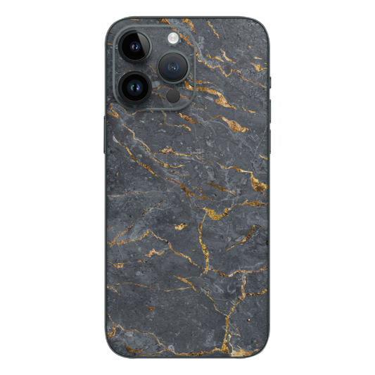 Wrapie Golden Crack Marble Pattern Mobile Skin