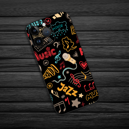 Wrapie Jazz Music Mobile Skin