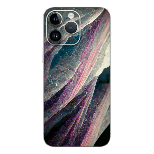 Wrapie Royal Violet Marble Mobile Skin