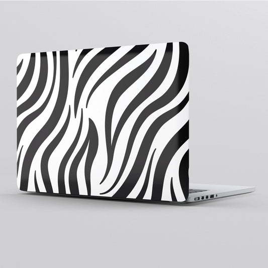 Wrapie Zebra Stripes Printed Art Laptop Skin