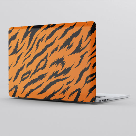Wrapie Tiger Stripes Printed Art Laptop Skin