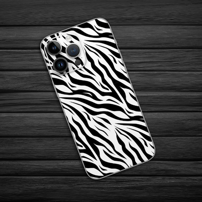 Wrapie Zebra Print Mobile Skin