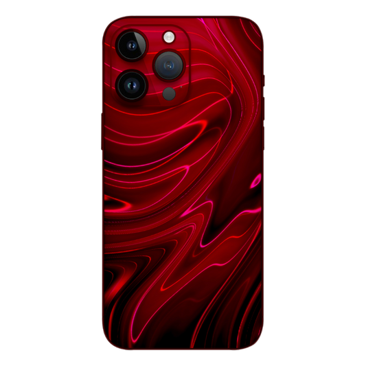 Wrapie Red Gradient Abstract Mobile Skin