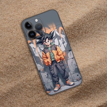 Goku Anime Mobile Skin - Stylish Goku Anime Mobile Skin - Wrapie