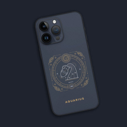 Wrapie Aquarius Zodiac Abstract Mobile Skin