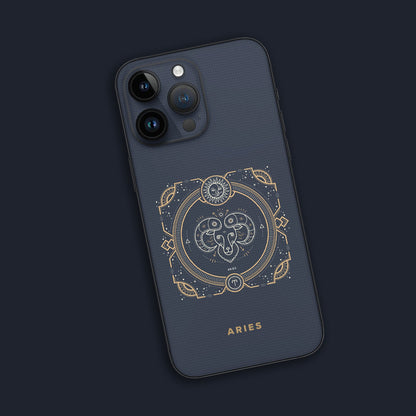 Wrapie Aries Zodiac Abstract Mobile Skin