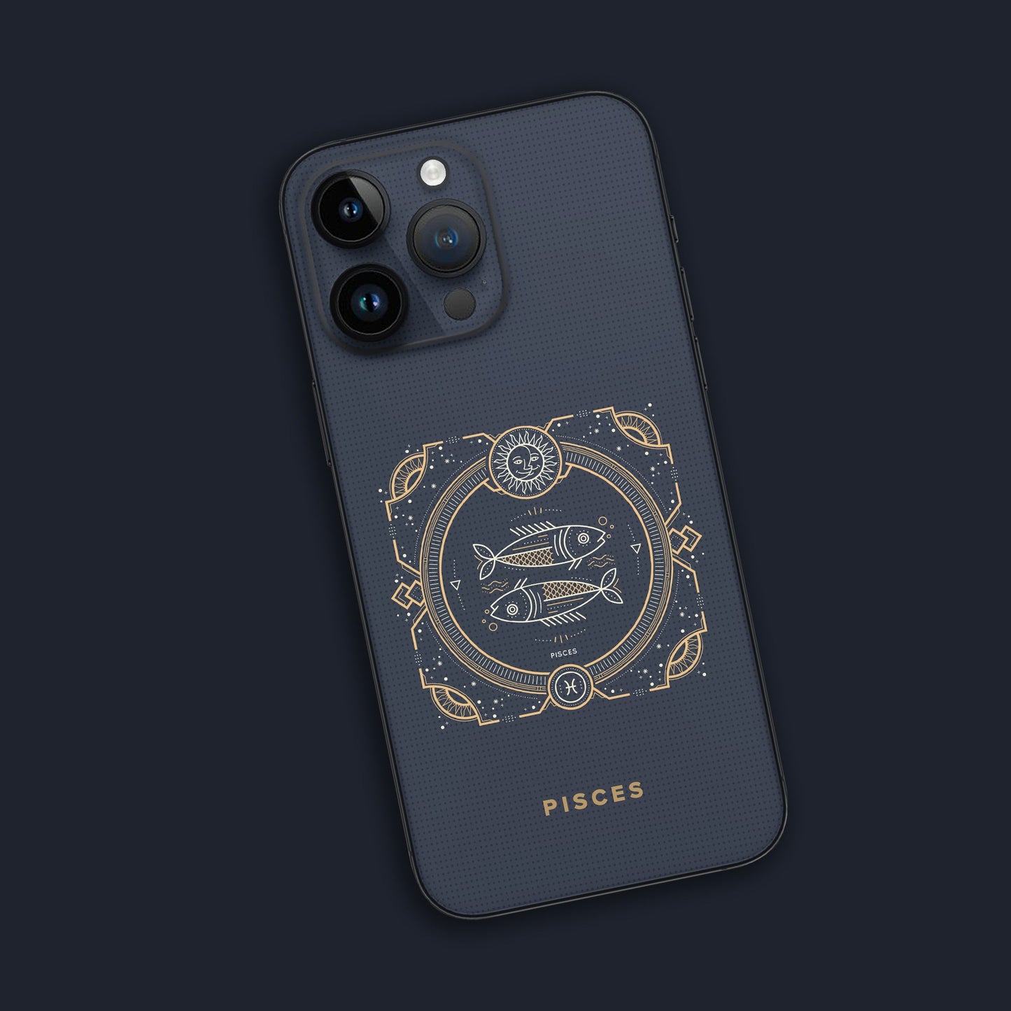 Wrapie Pisces Zodiac Abstract Mobile Skin