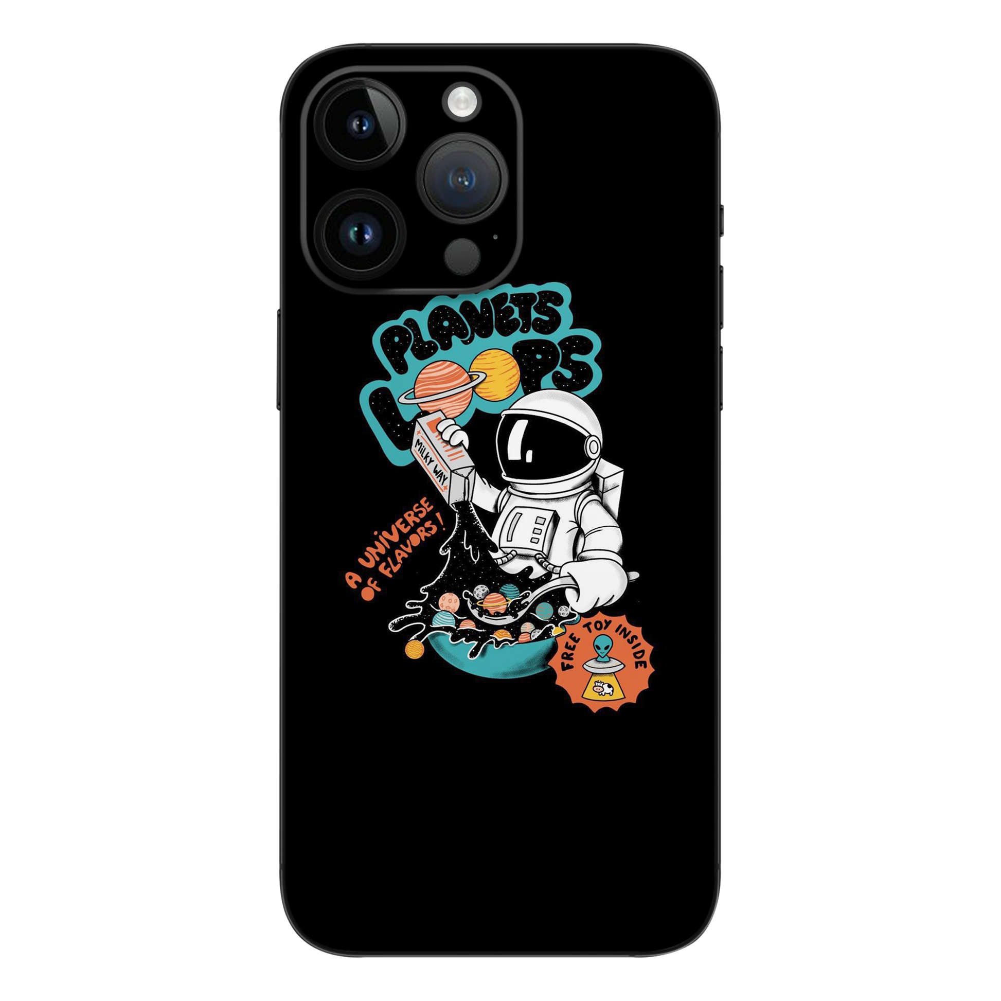 Space Astronaut Mobile Skin - Foodie Astronaut Mobile Skin - Wrapie