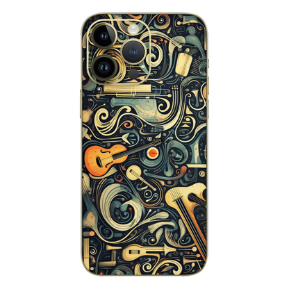 Music Printed Mobile Skin - Wrapie Music Printed Mobile Skin - Wrapie